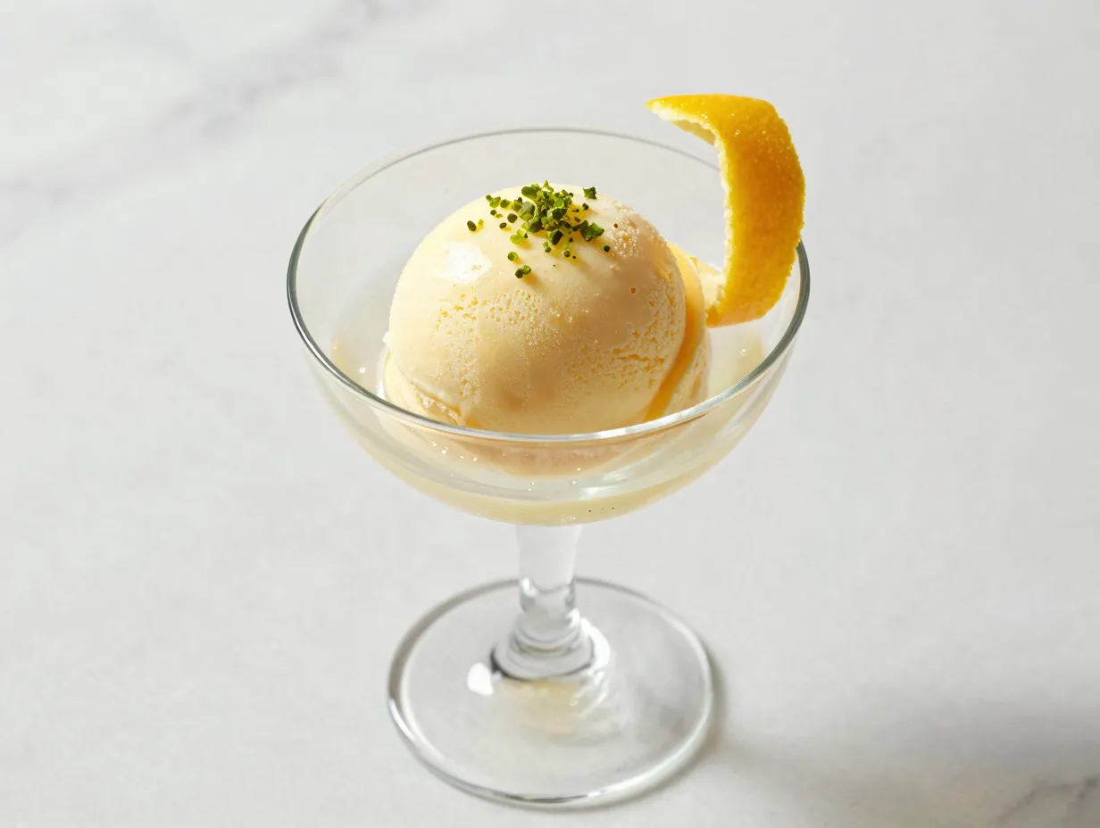 Yuzu sorbet