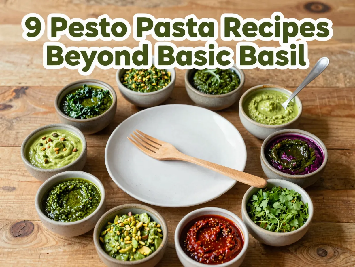 9 pesto pasta recipes beyond basic basil
