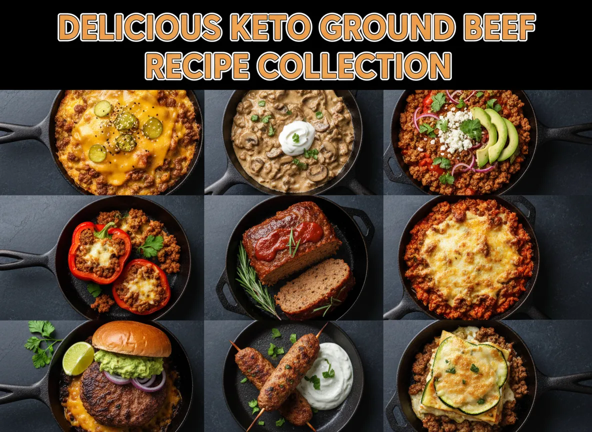 Delicious keto ground beef recipe collection