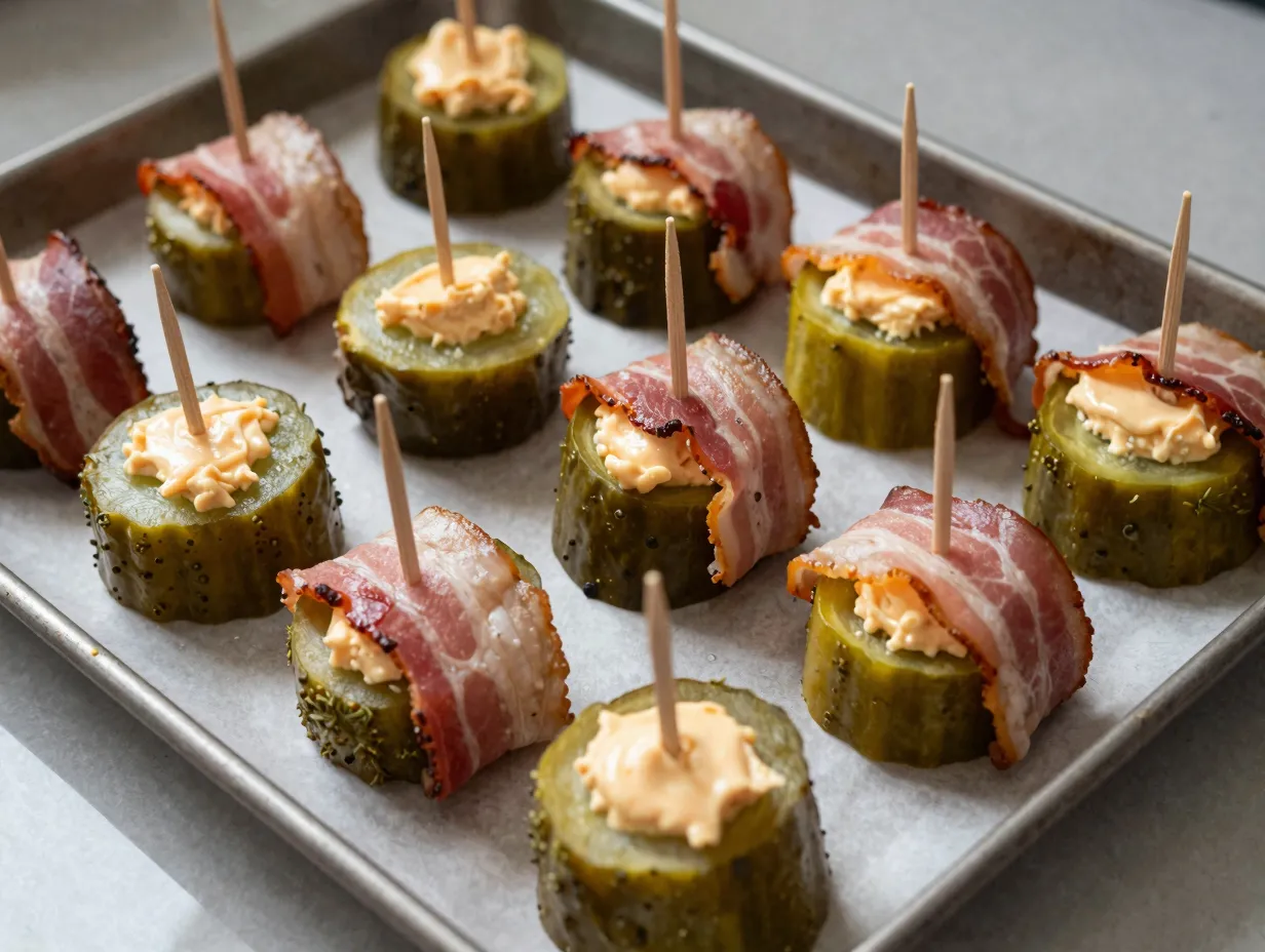 Spicy pickle bombs
