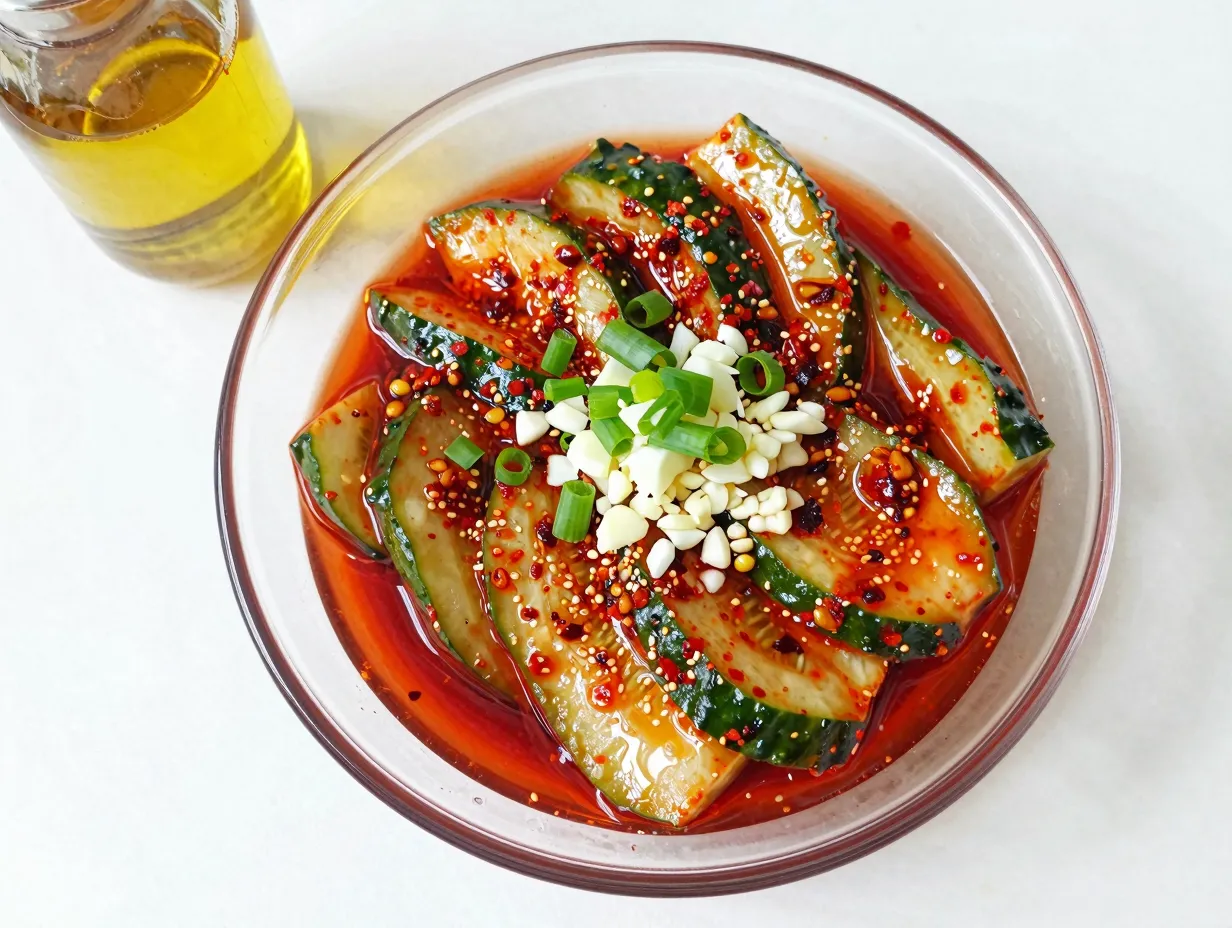 Korean inspired kimchi pickle chips