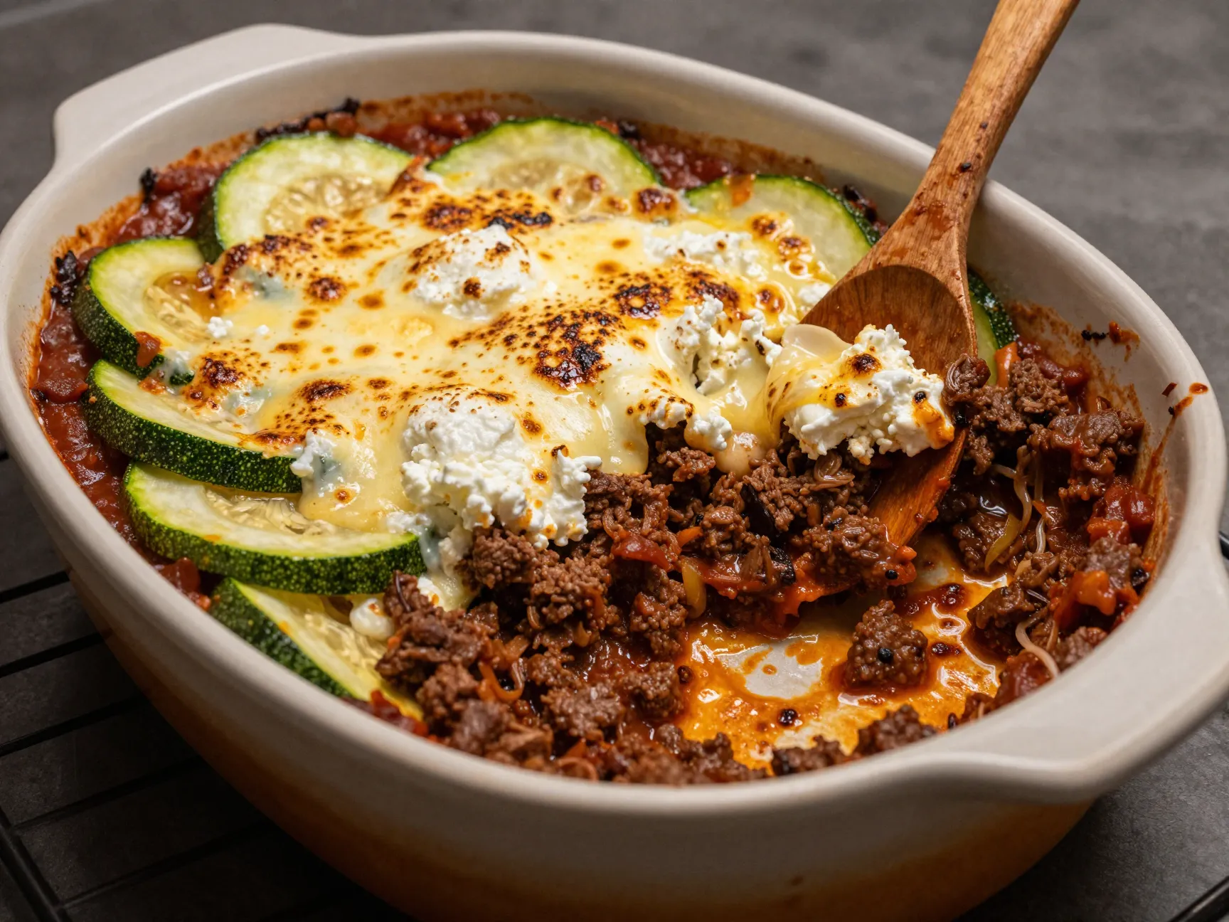 Keto bolognese casserole