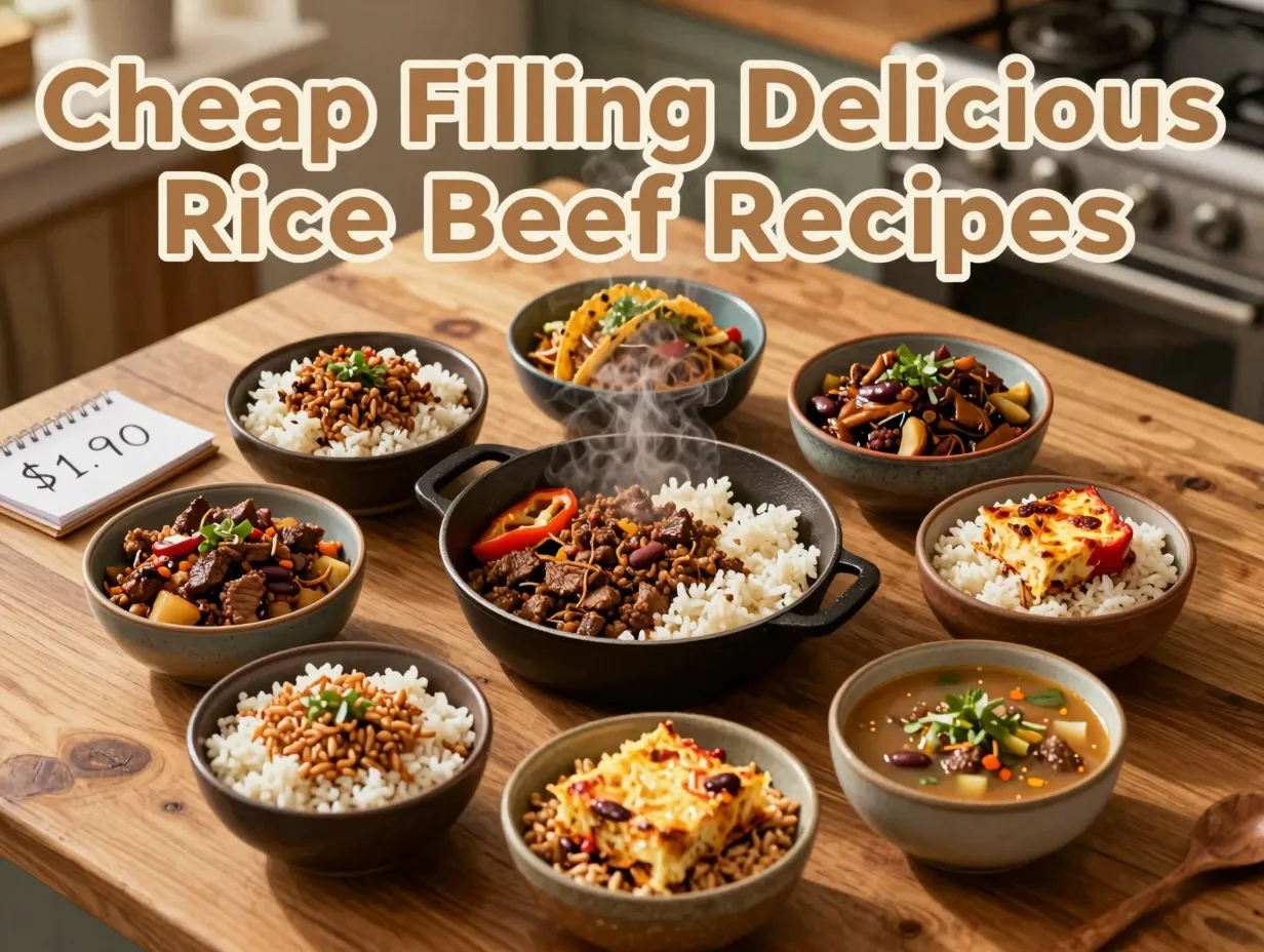 Cheap filling delicious rice beef recipes