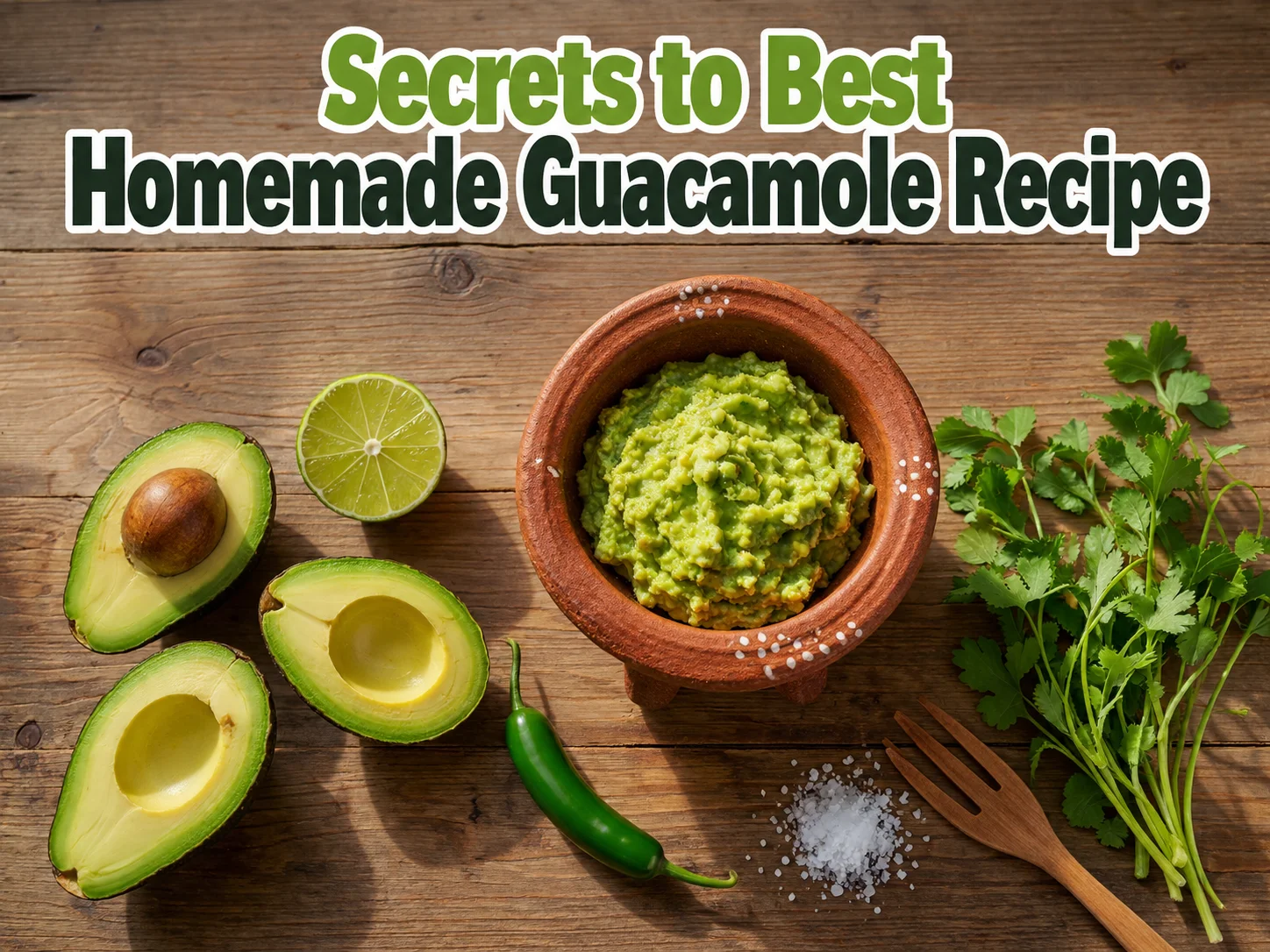 Secrets to best homemade guacamole recipe