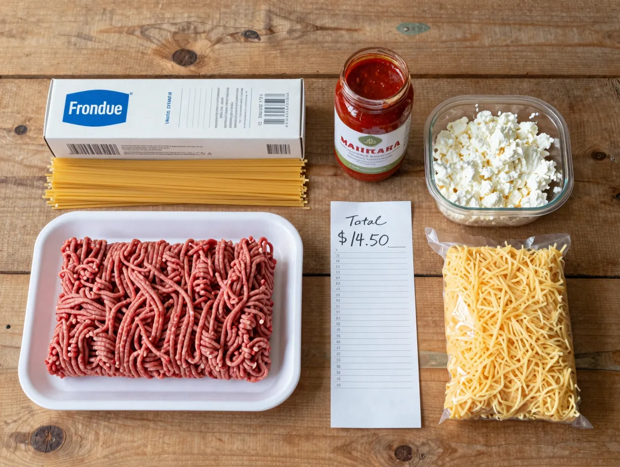 Budget friendly ingredients keep costs low