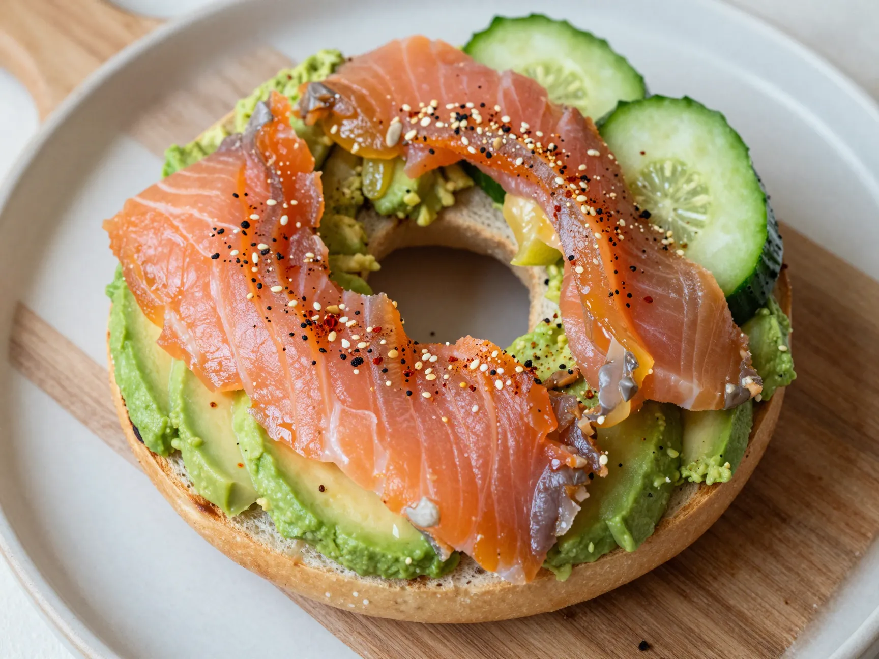 The avocado and everything spice build