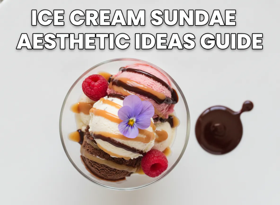 Ice cream sundae aesthetic ideas guide