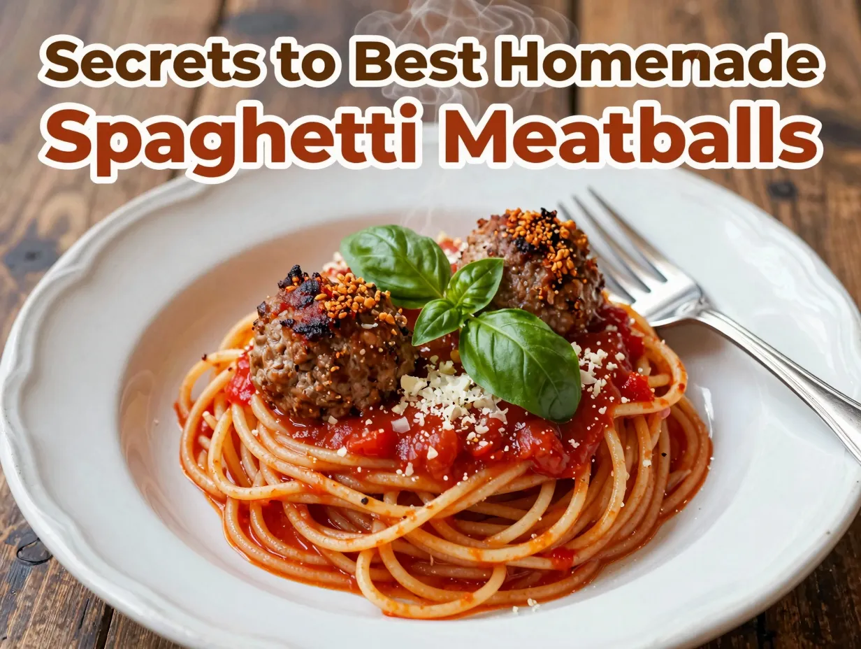 Secrets to best homemade spaghetti meatballs