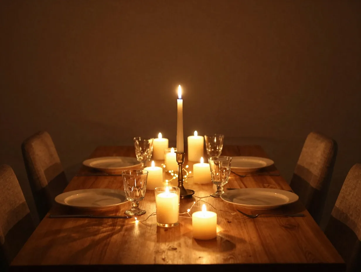 Incorporate soft layered lighting