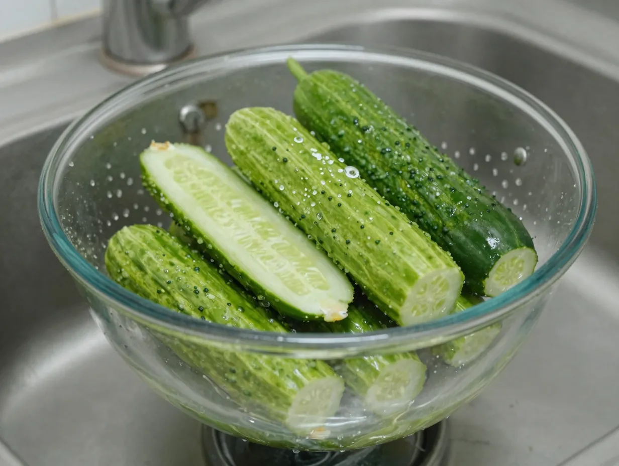7 salt and drain your cucumbers before dressing them