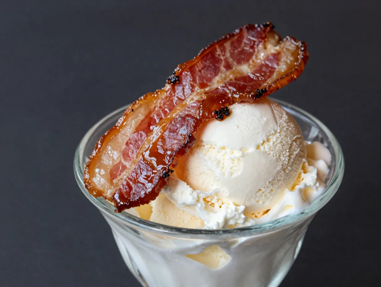 The unconventional topping sundae