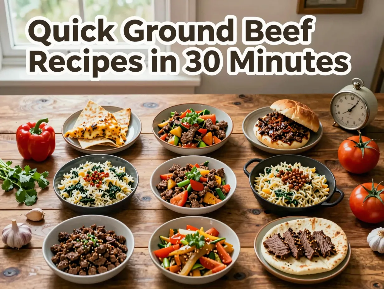 Quick ground beef recipes in 30 minutes