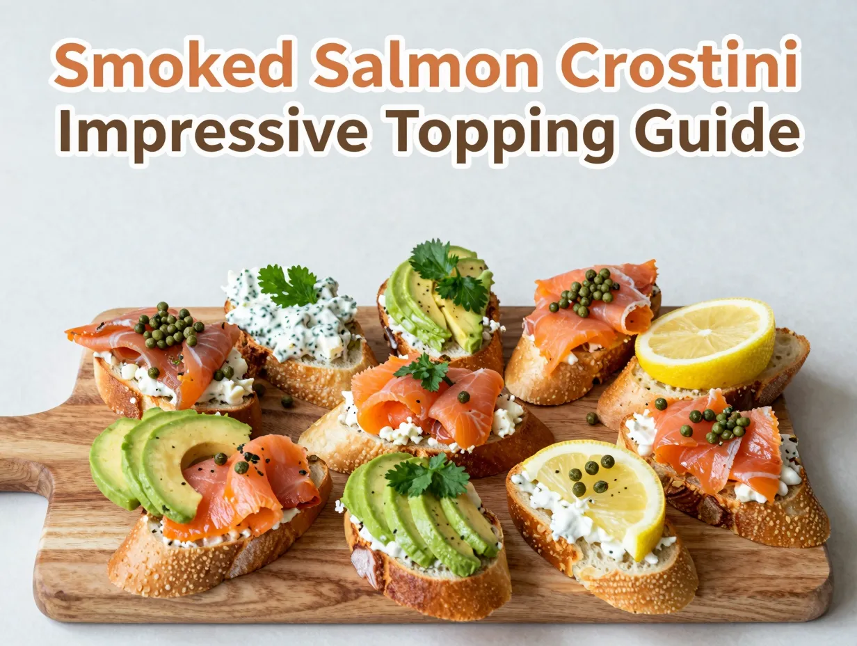 Smoked salmon crostini impressive topping guide