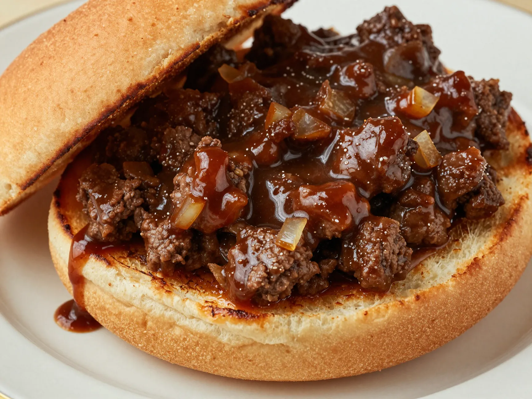 3 classic beef sloppy joes