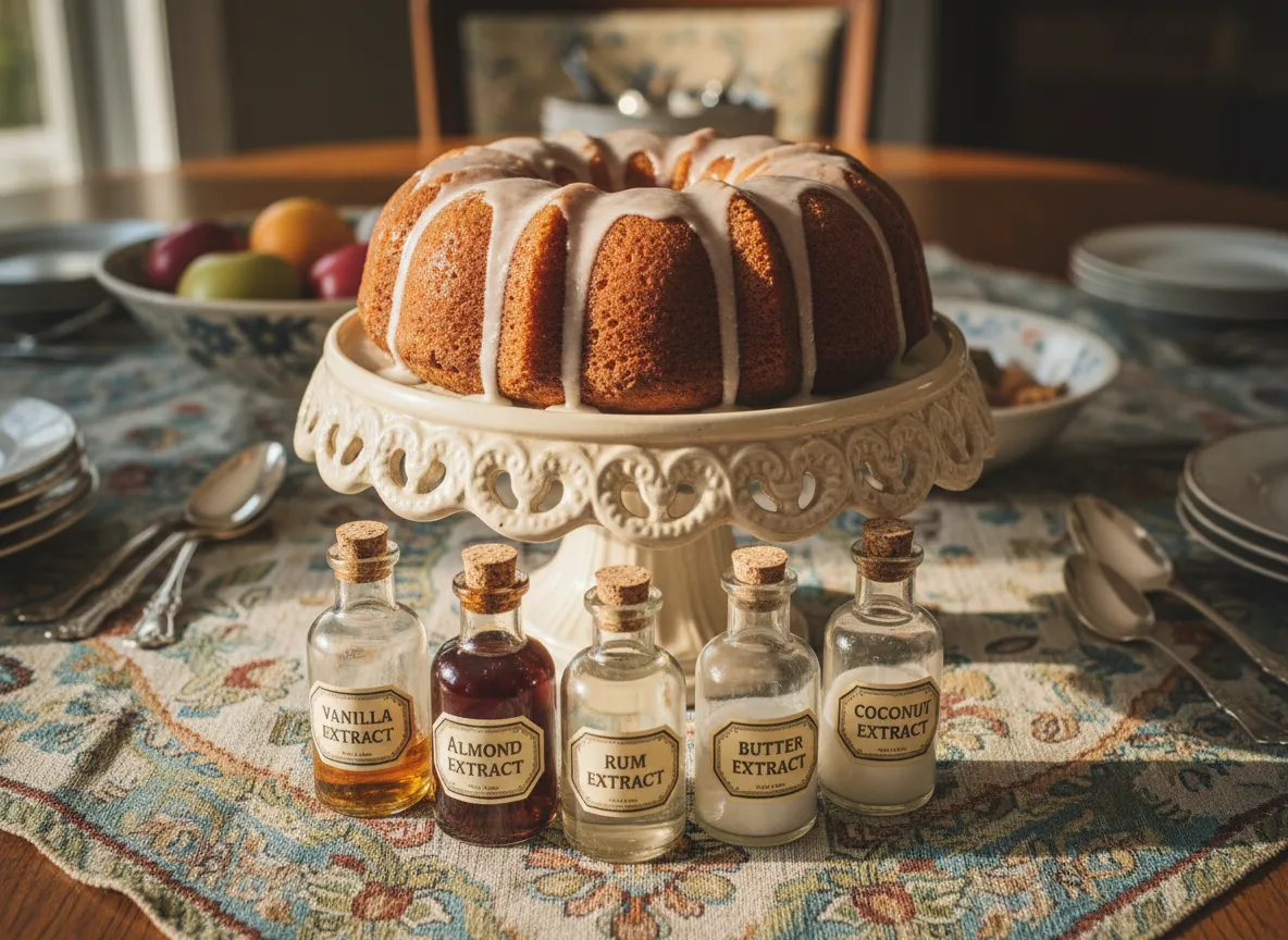 Five flavor pound cake