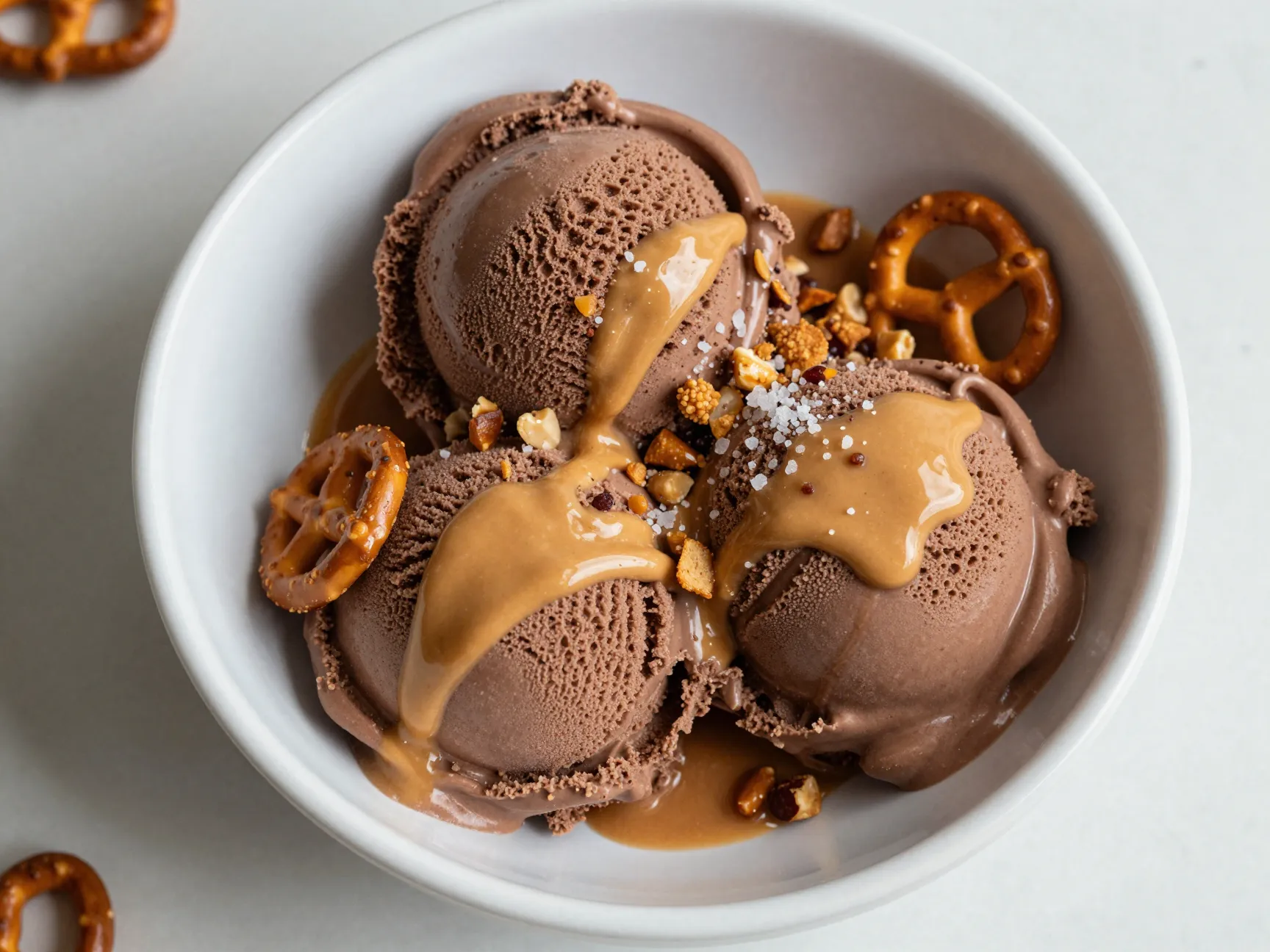 Peanut butter lovers sundae