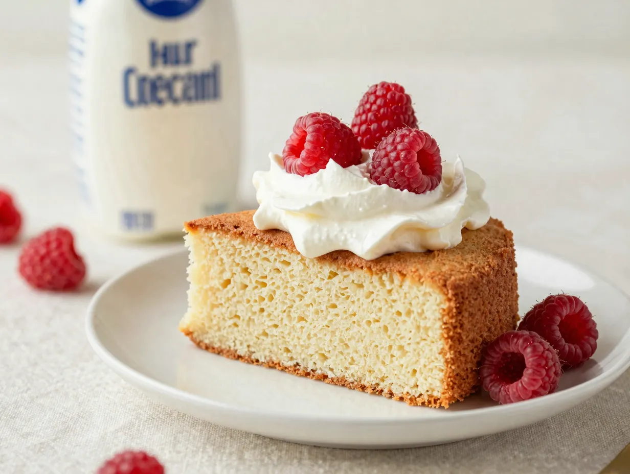 Whipping cream pound cake
