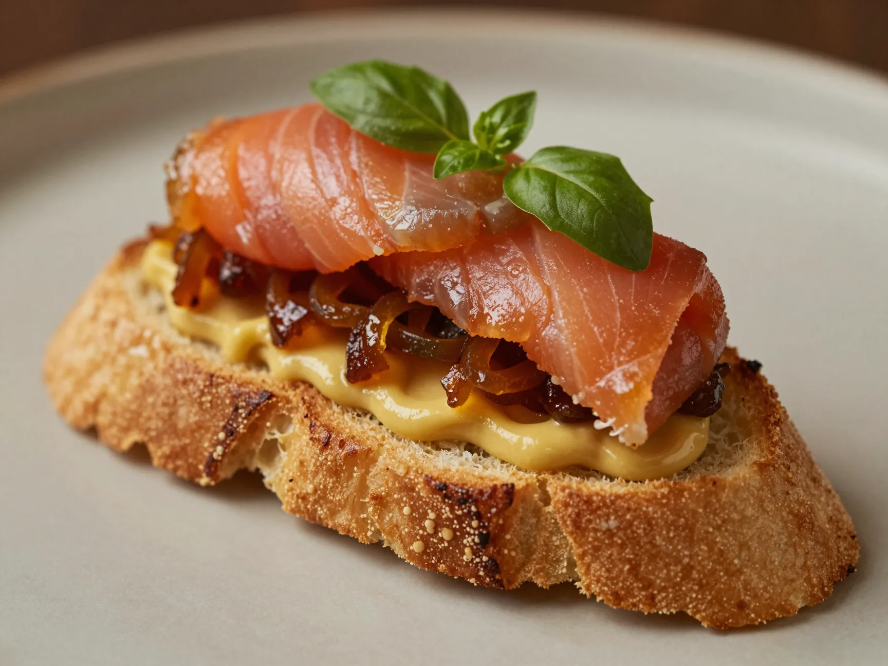 Brown butter caramelized onion and fresh tarragon