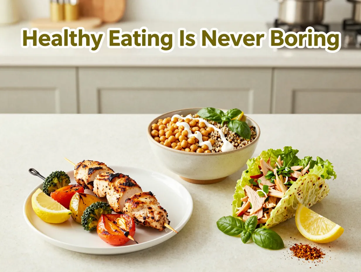 Healthy eating is never boring