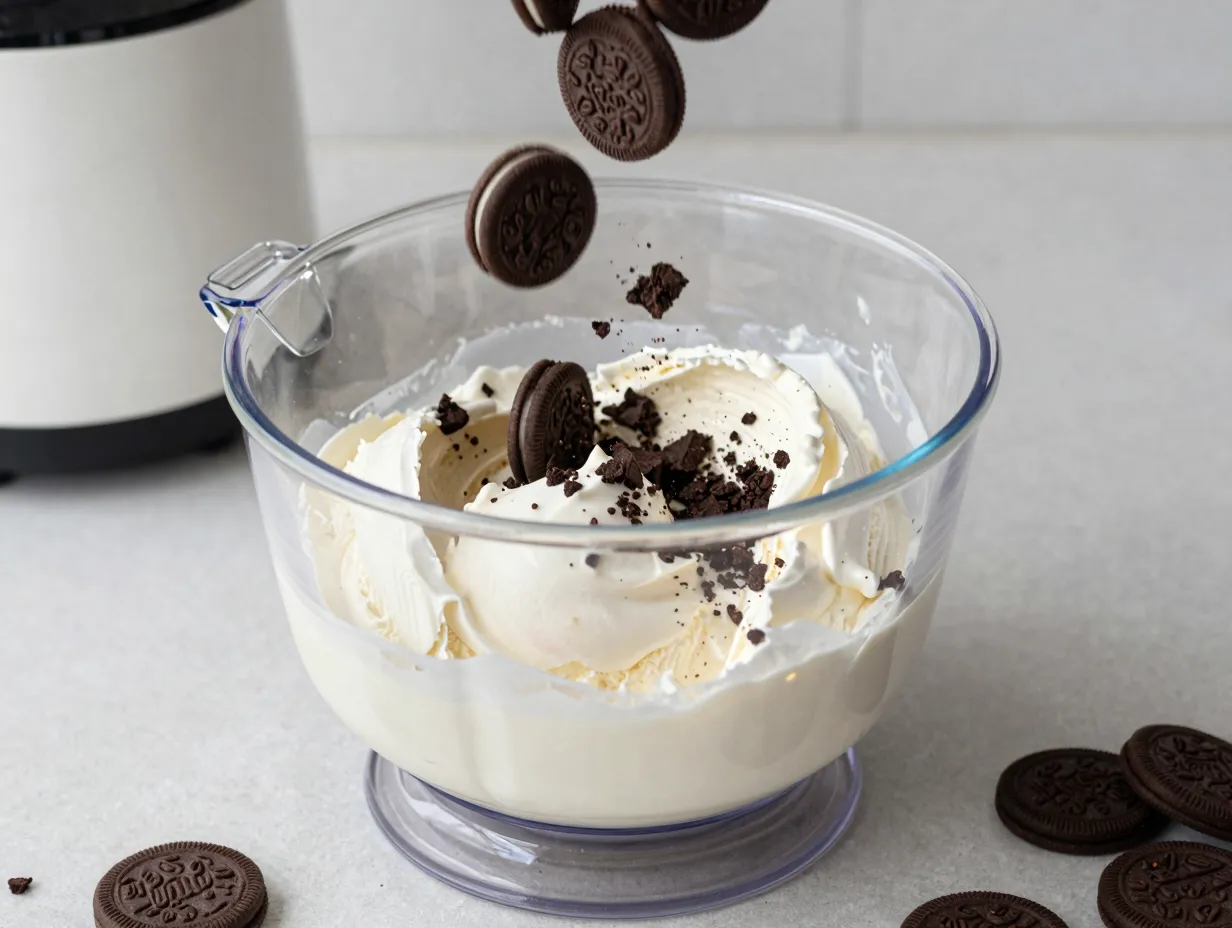 Cookies and cream ice cream