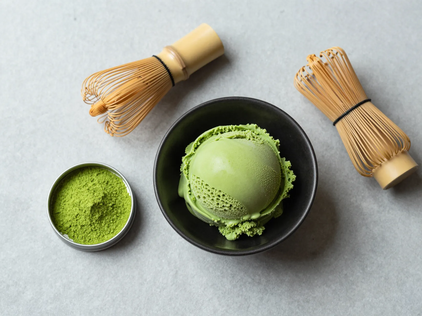 Matcha green tea ice cream