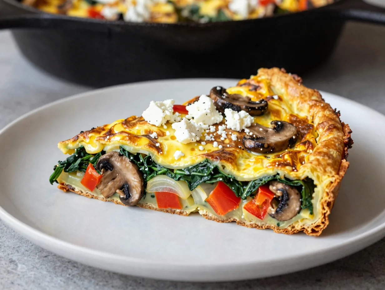 Veggie packed frittata