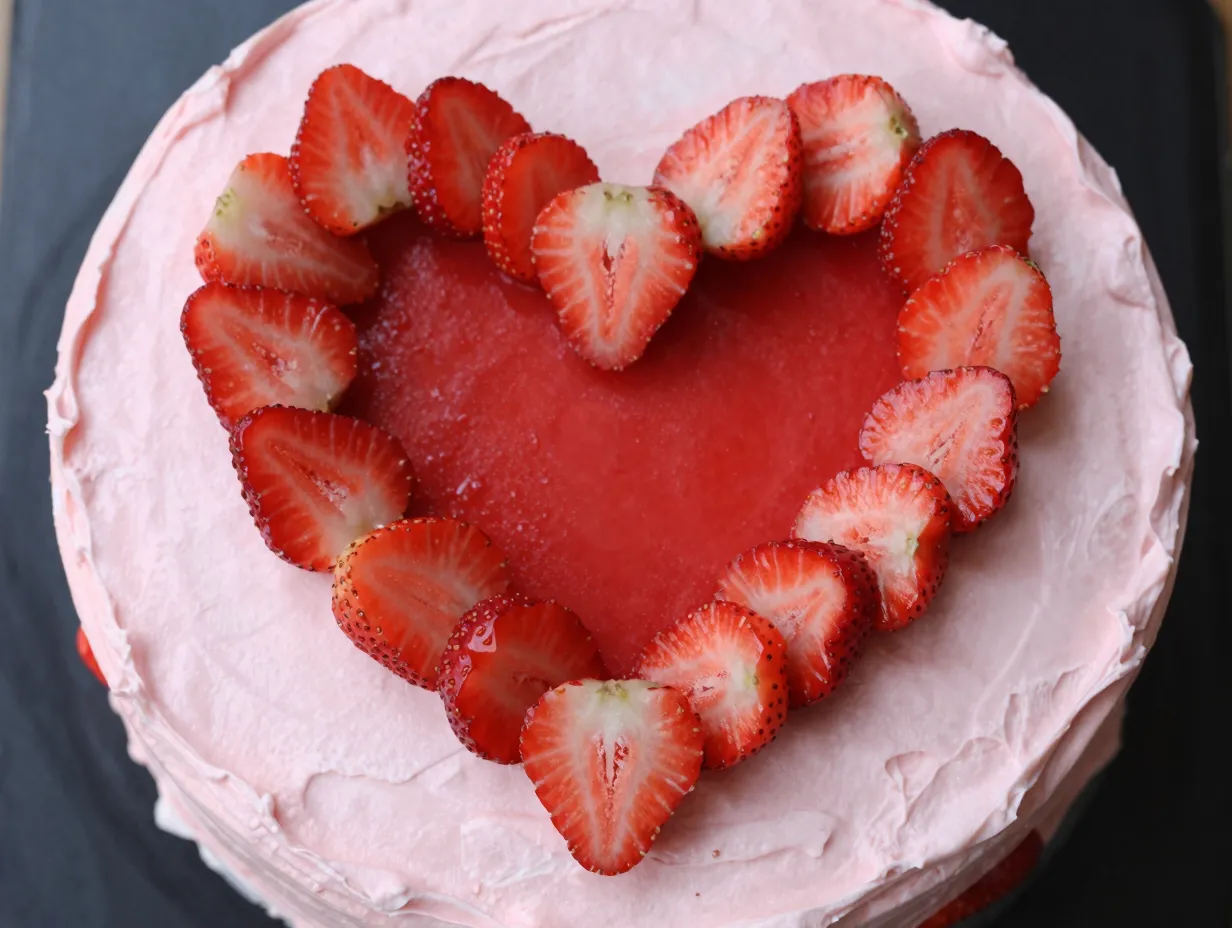 Build a heart shaped berry arrangement for special occasions