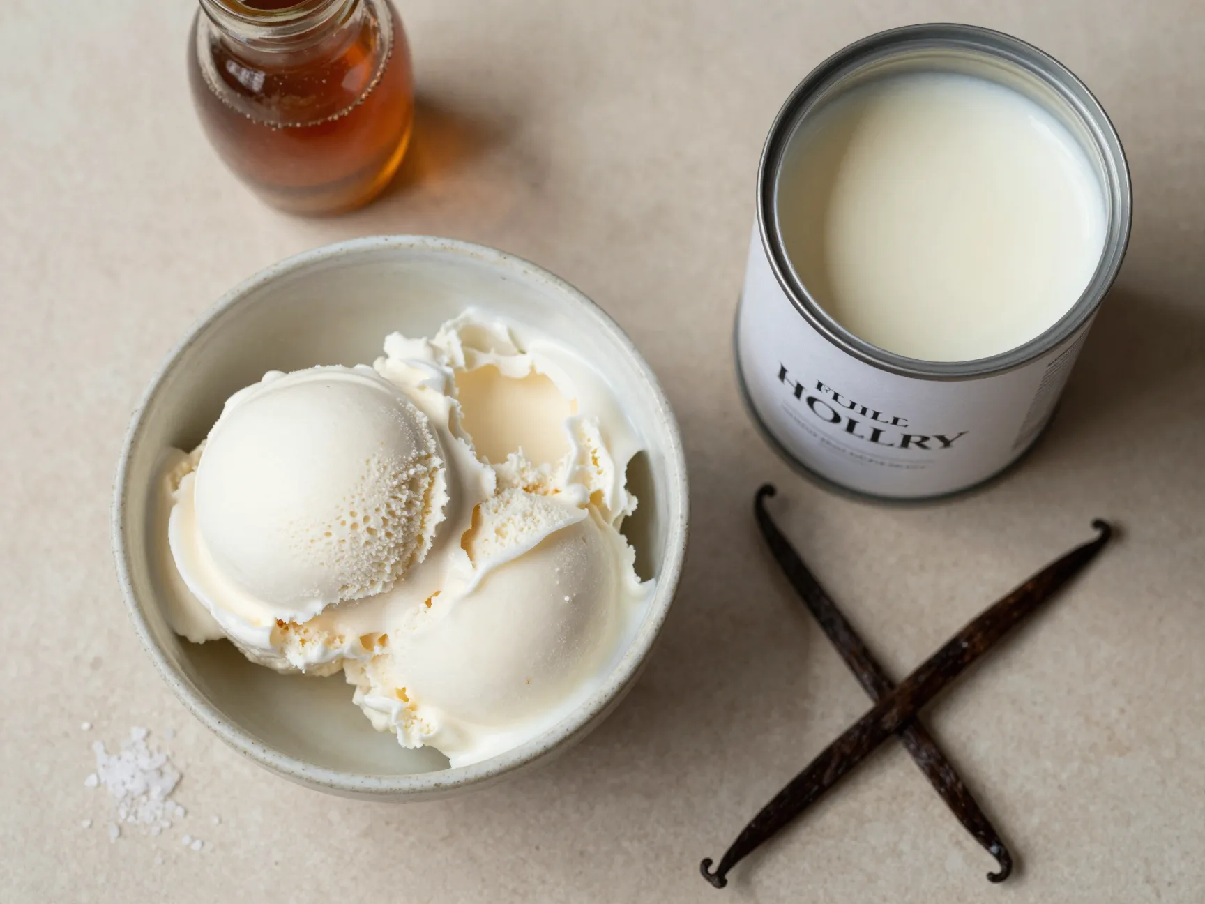 Dairy free vanilla coconut ice cream