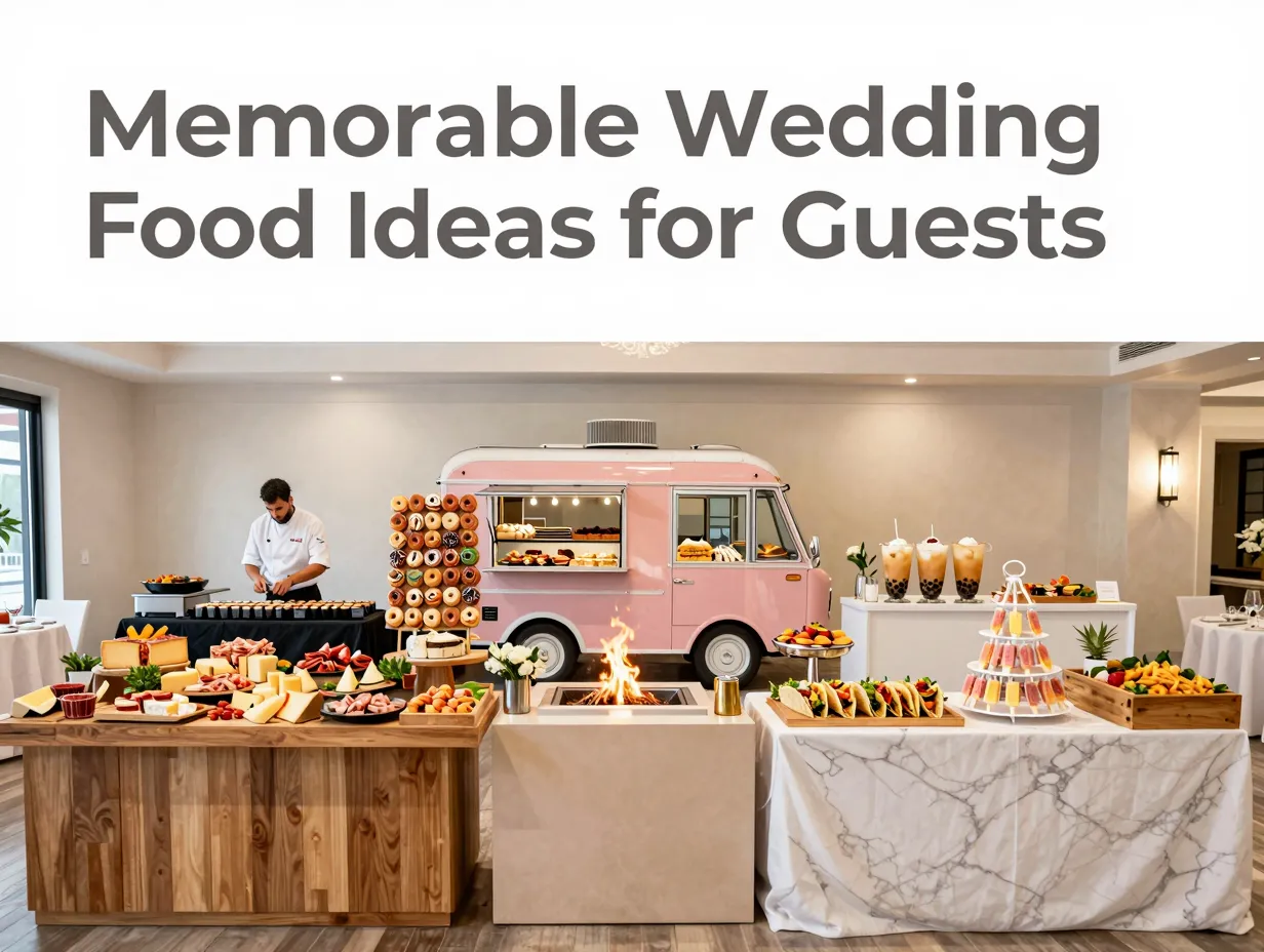 Memorable wedding food ideas for guests