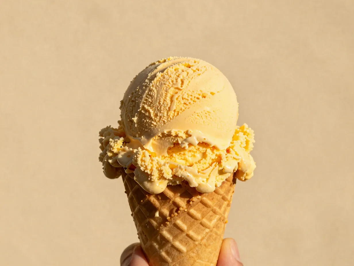 Lucuma llama ice cream
